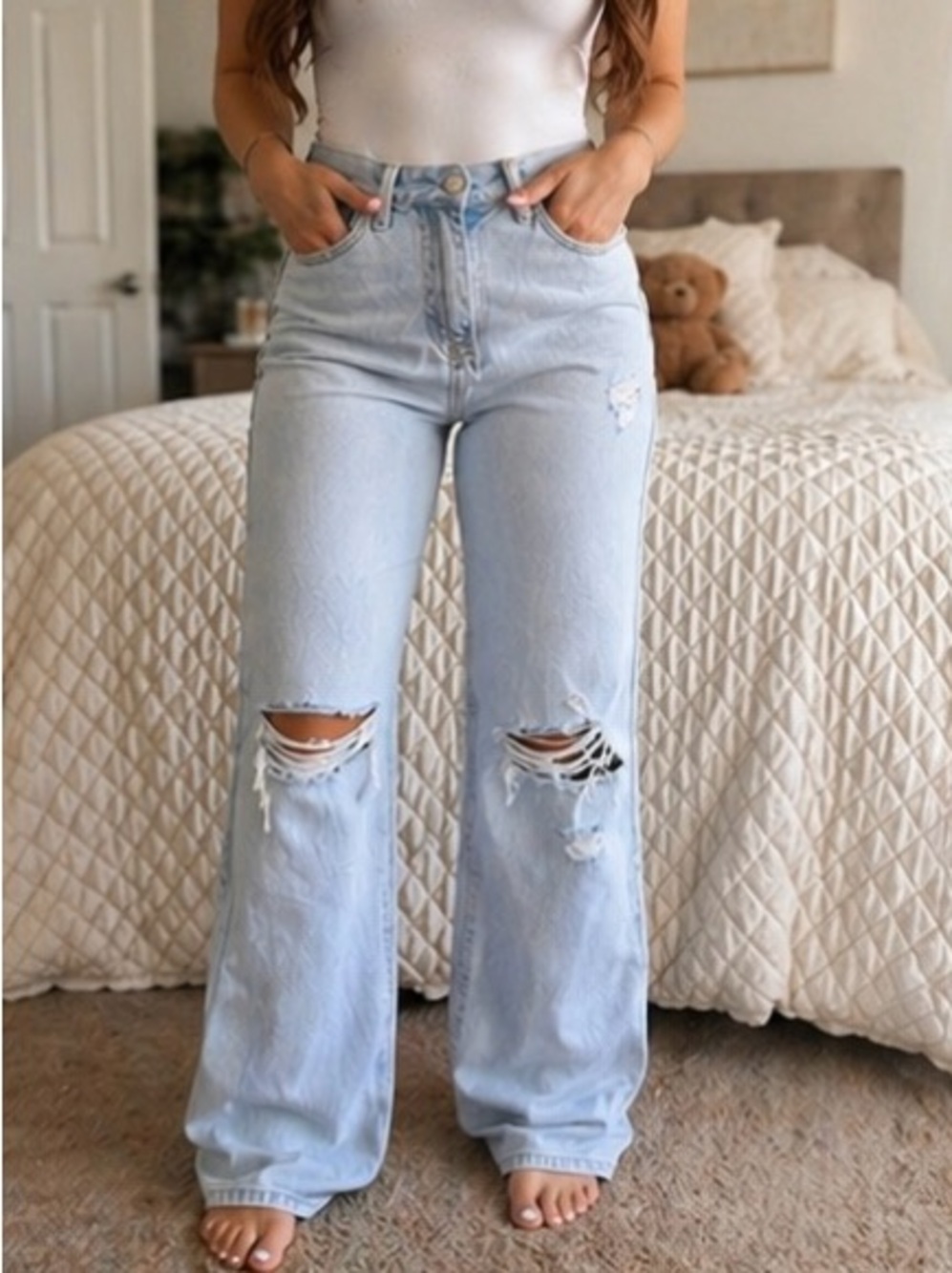 90s Flare High-Rise Kancan Jeans - Sz 9/28 NWOT